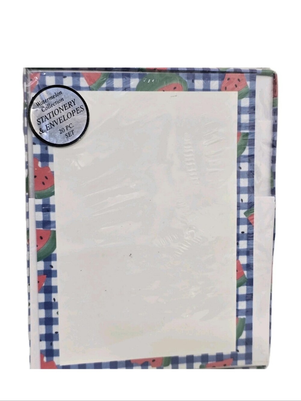 new vintage‎ MAGIC CREATIONS Watermelon Stationery & Envelopes 20 pc boxed Set